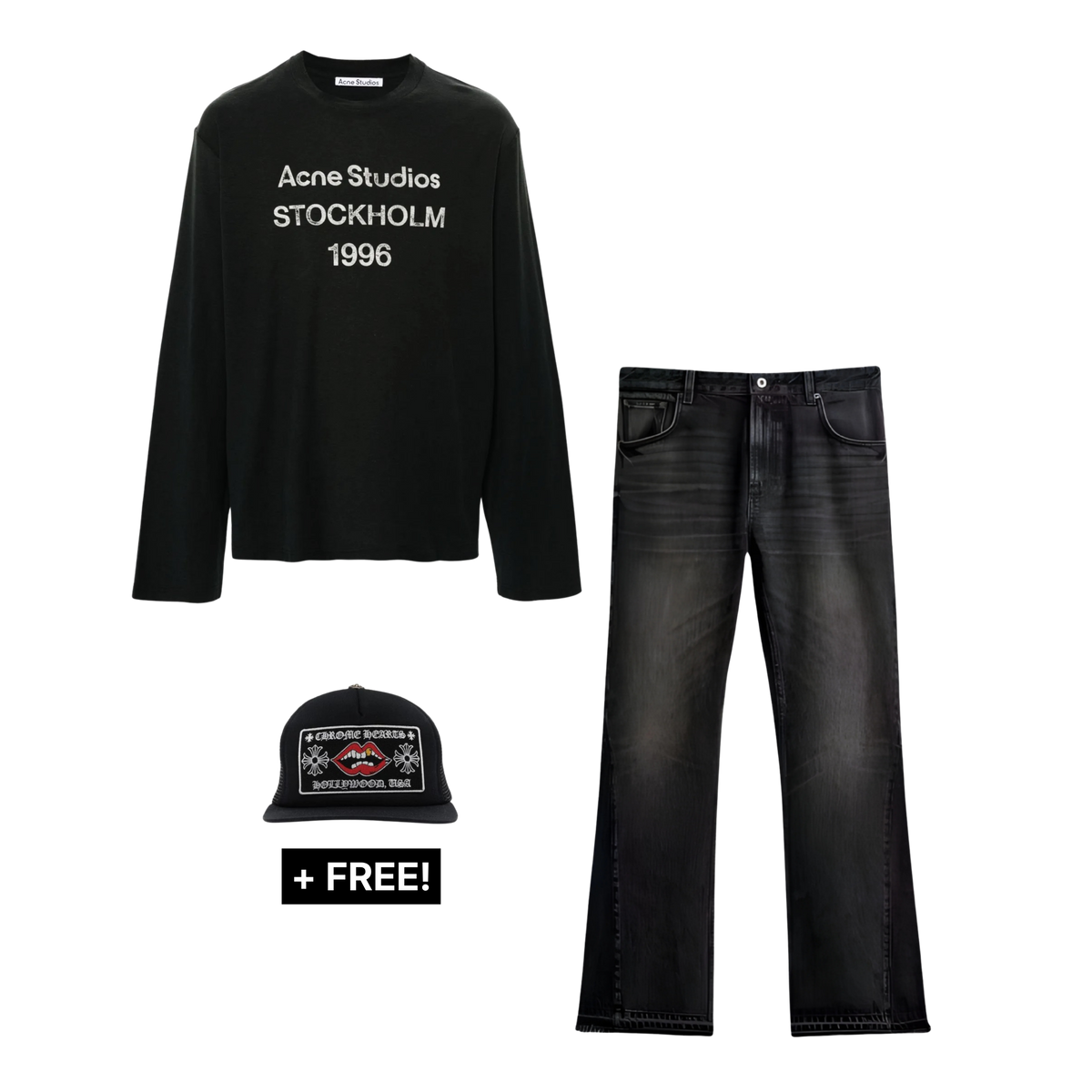 STOCKHOLM BLACK OUTFIT