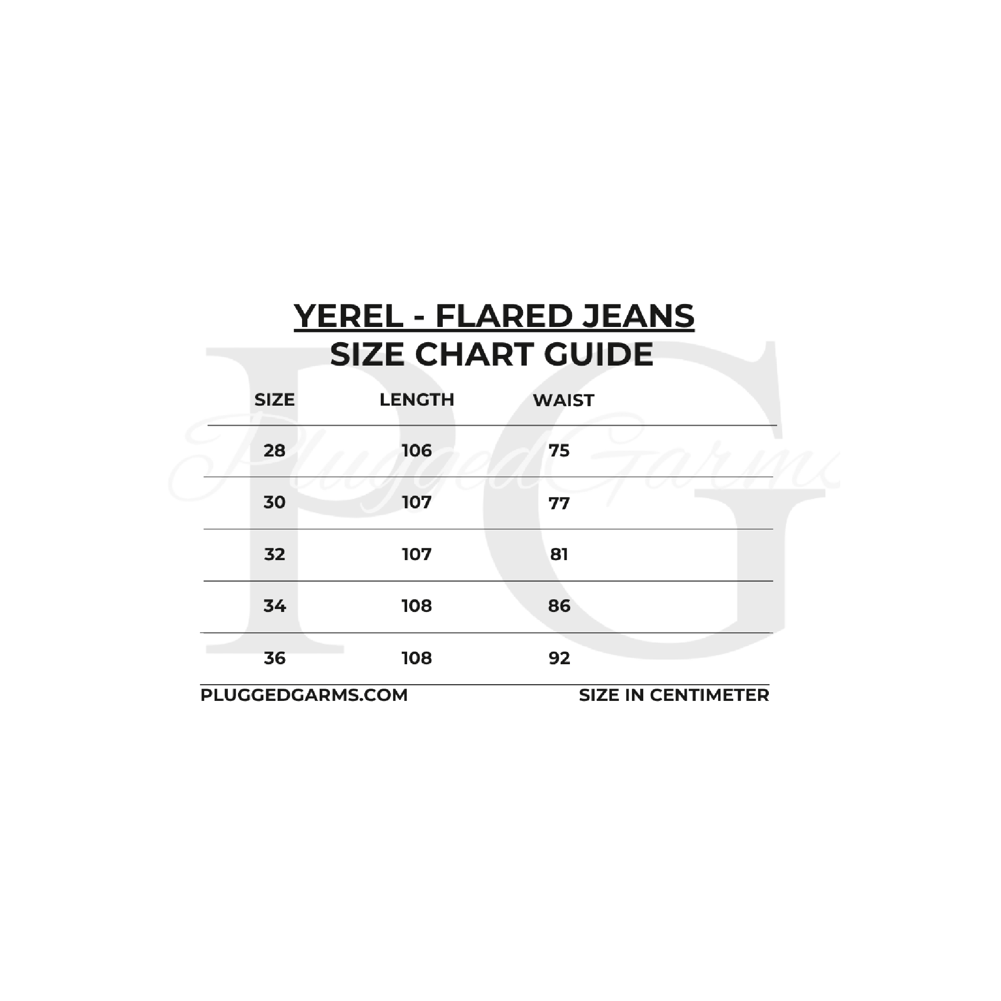 YEREL - FLARED JEANS
