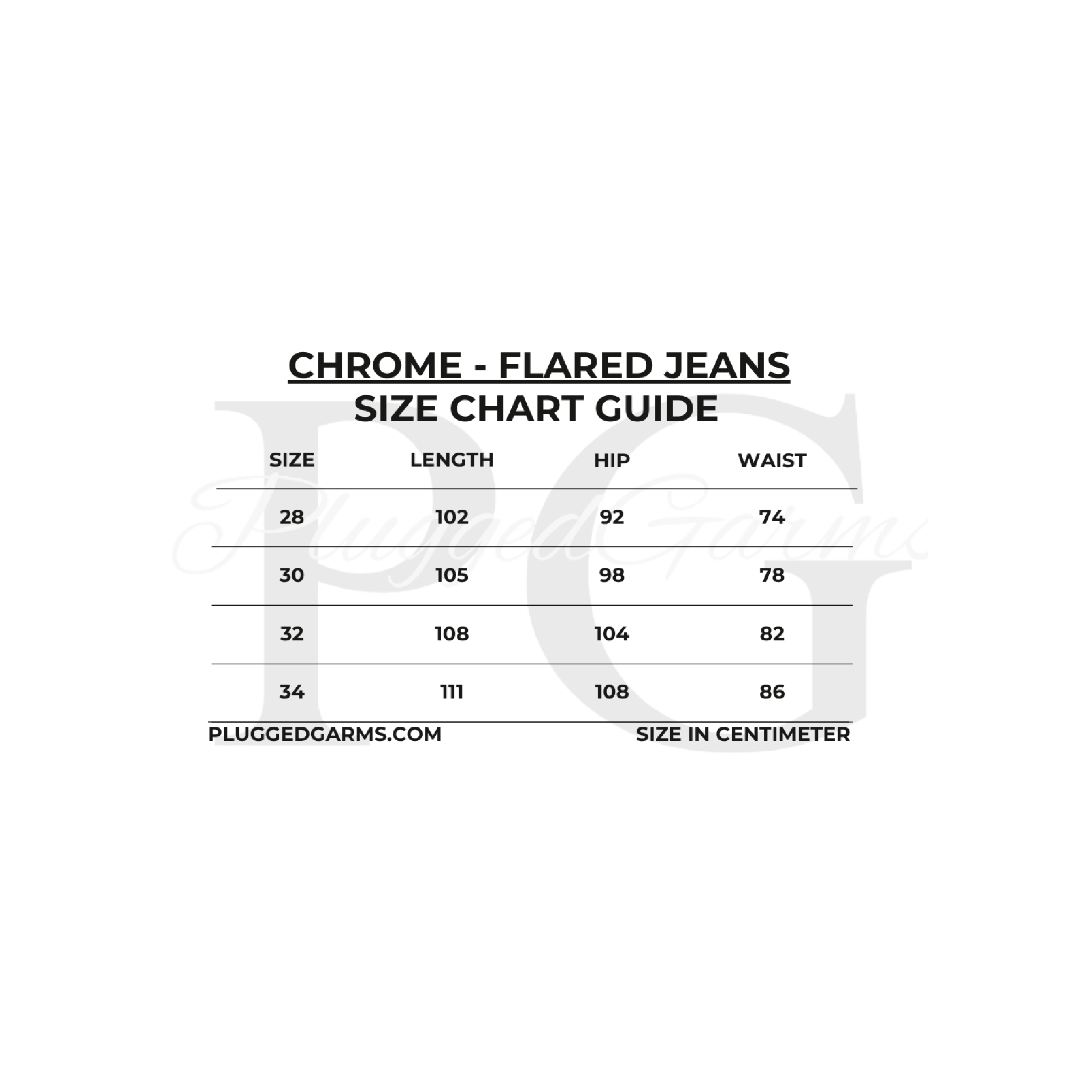 CHROME - FLARED DENIM