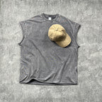 CENERE - Sleeveless Tee