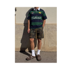STRIPED - POLO TEE