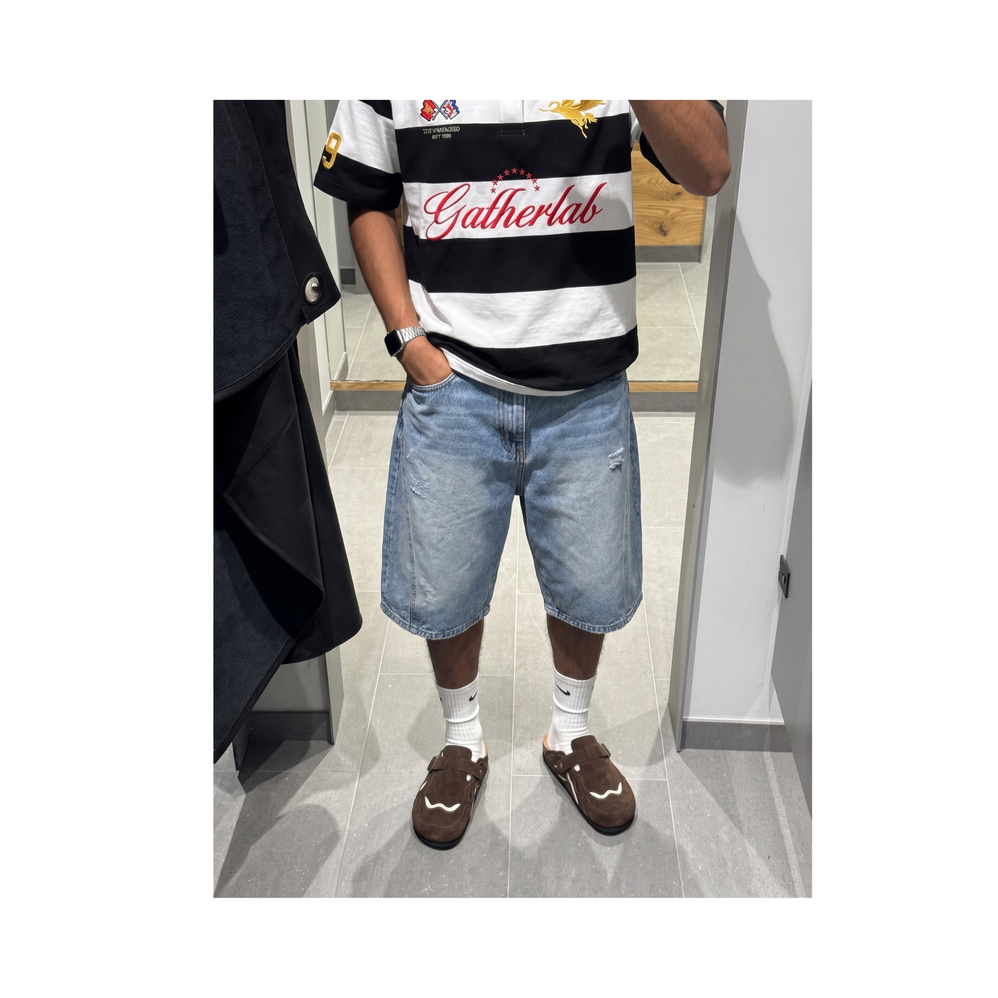 STRIPED - POLO TEE