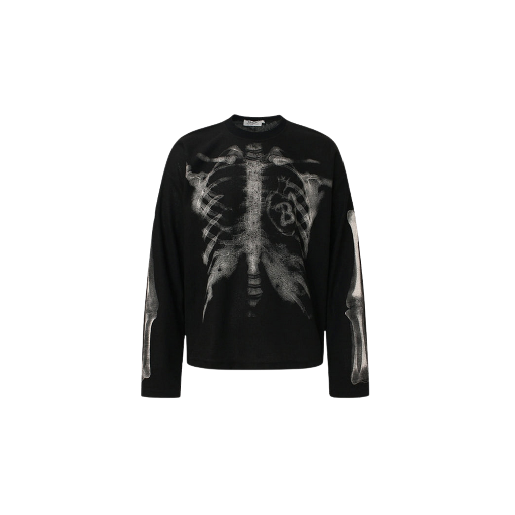 SKELETON - WAFFLE LONG SLEEVE